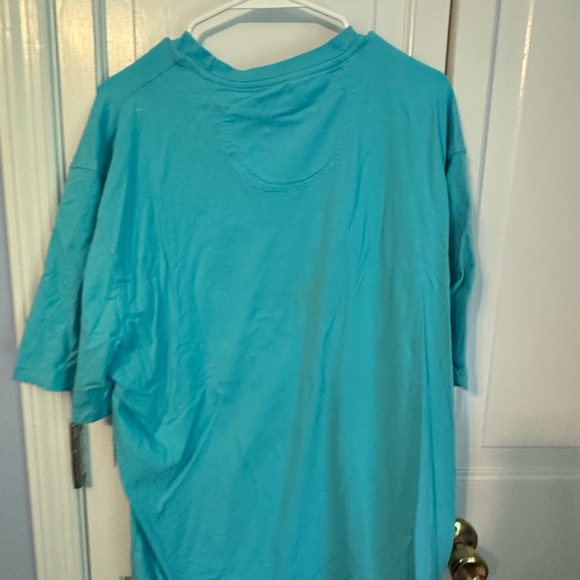 Izod Blue Short Sleeve Tee Vibrant Casual Wear - Picture 6 of 6